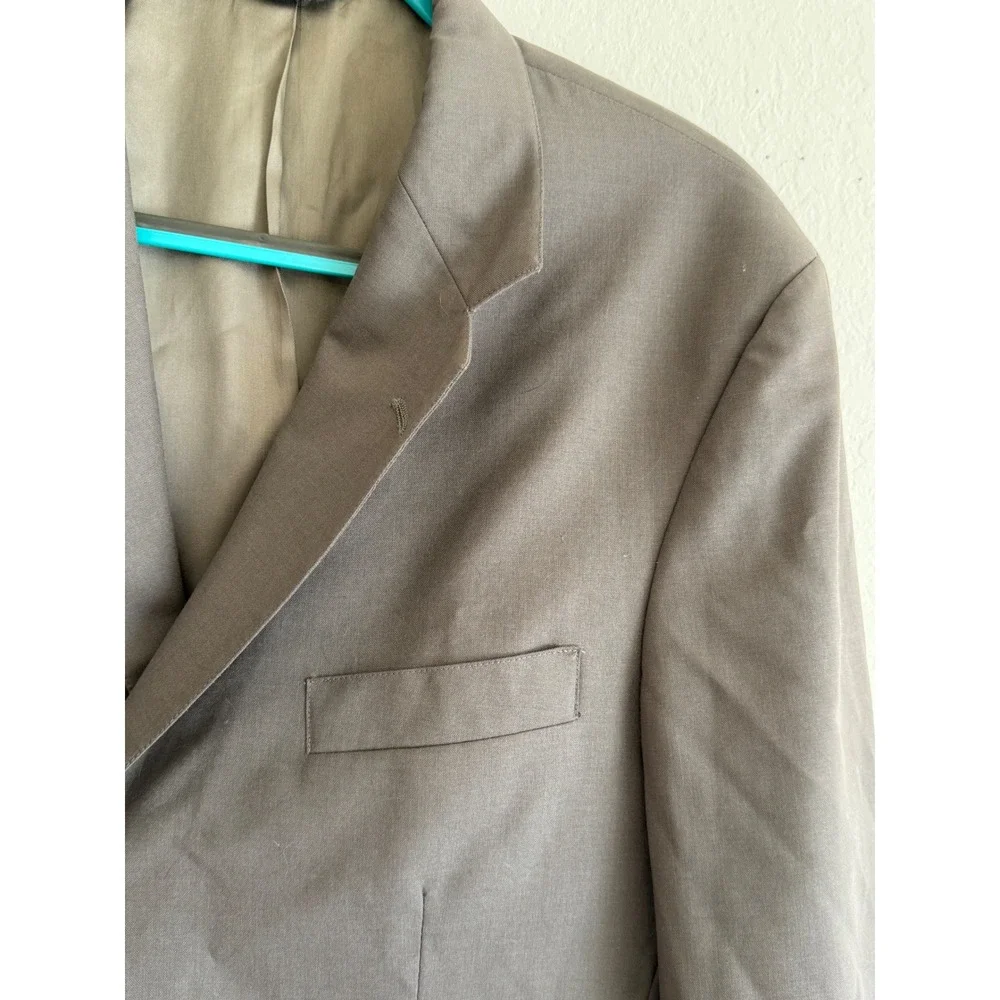 Polo University Club Ralph Lauren Mens Wool Blazer Brown Grey Sport Coat USA